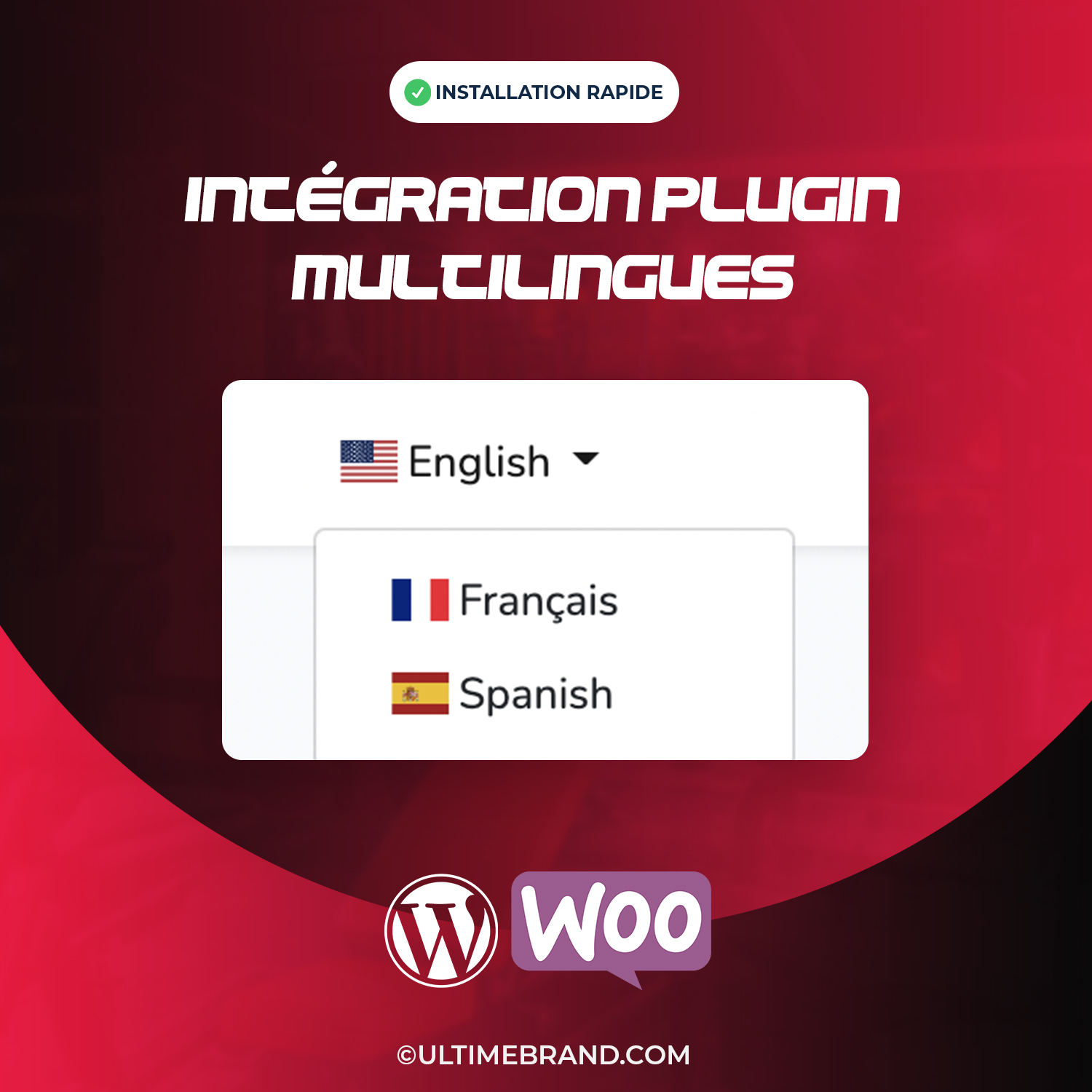 Intégration Plugin Multilingues WordPress/WooCommerce